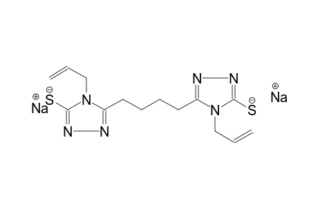 disodium 4-allyl-5-[4-(4-allyl-5-sulfido-4H-1,2,4-triazol-3-yl)butyl]-4H-1,2,4-triazole-3-thiolate