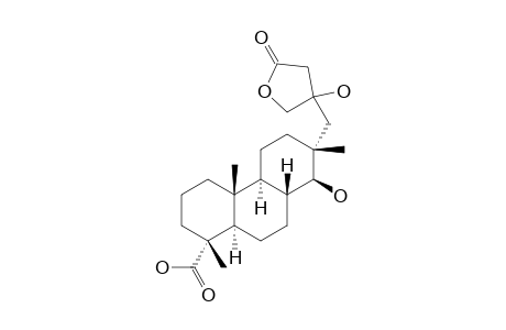 (1R,4aR,4bS,7R,8S,8aR,10aR)-8-hydroxy-7-[(3-hydroxy-5-keto-tetrahydrofuran-3-yl)methyl]-1,4a,7-trimethyl-3,4,4b,5,6,8,8a,9,10,10a-decahydro-2H-phenanthrene-1-carboxylic acid