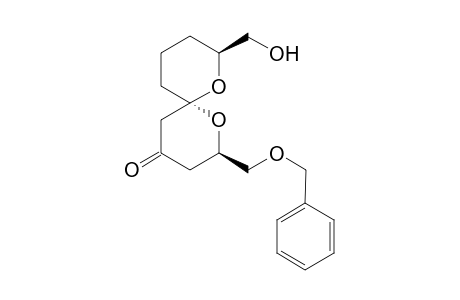 (2R,6S,8S)-2-((Benzyloxy)methyl)-8-((hydroxy)methyl)-1,7-dioxaspiro[5.5]undecan-4-one