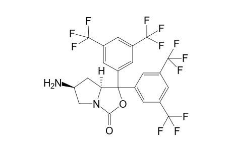 (6S,7aS)-6-amino-1,1-bis[3,5-bis(trifluoromethyl)phenyl]tetrahydropyrrolo-[1,2-c]oxazol-3(1H)-one