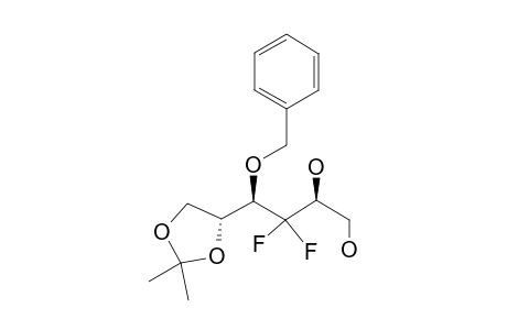 (2R,3R,5S)-3-O-BENZYL-4,4-DIFLUORO-1,2-O-ISOPROPYLIDENEHEXANE-1,2,3,5,6-PENTOL