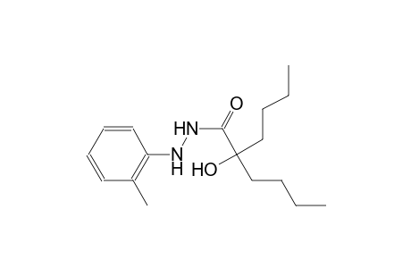 2-butyl-2-hydroxy-N'-(2-methylphenyl)hexanohydrazide