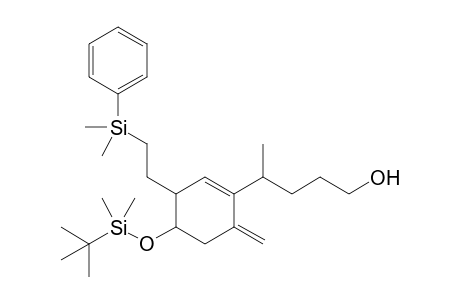 3-Methylene-2-[5-(hydroxy)pent-2-yl]-5-(tert-butyldimethylsiloxy)-6-[2-(phenyldimethylsilyl)ethyl]cyclohexene