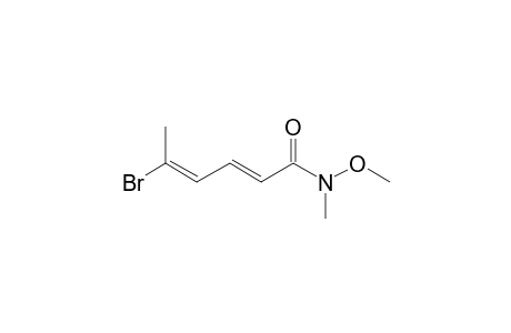 (2E,4E)-5-Bromo-N-methoxy-N-methylhexa-2,4-dienamide