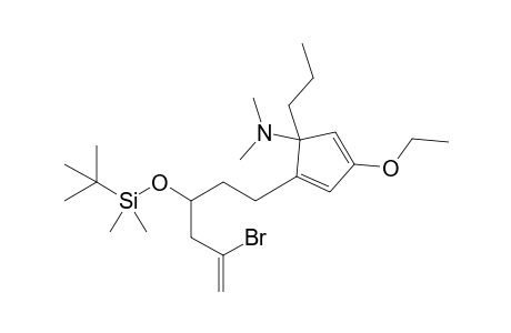 2-[5-bromanyl-3-[tert-butyl(dimethyl)silyl]oxy-hex-5-enyl]-4-ethoxy-N,N-dimethyl-1-propyl-cyclopenta-2,4-dien-1-amine