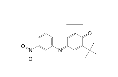2,6-Bis(1,1-dimethylethyl)-4-[(3-nitrophenyl)imino]-2,5-cyclohexadien-1-one
