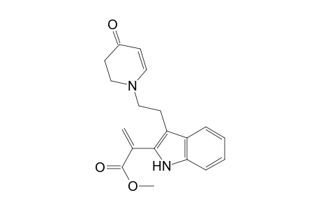 1H-Indole-2-acetic acid, 3-[2-(3,4-dihydro-4-oxo-1(2H)-pyridinyl)ethyl]-.alpha.-methylene-, methyl ester