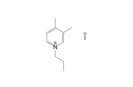 3,4-dimethyl-1-propylpyridinium iodide