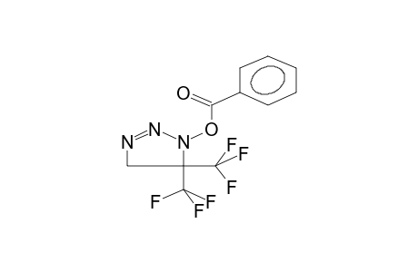 1-BENZOYLOXY-5,5-BIS(TRIFLUOROMETHYL)-DELTA2-1,2,3-TRIAZOLINE