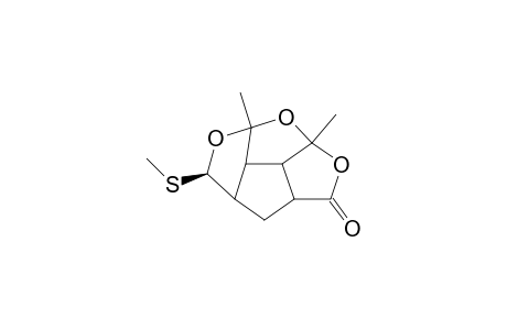 4,6-Dimethyl-2.beta.-methylthio-8-oxo-3,5,7-trioxatetracyclo[7.2.1.0(4,11).0(6,10)]dodecane