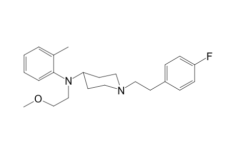 1-[2-(4-Fluorophenyl)ethyl]-N-(2-methoxyethyl)-N-(2-methylphenyl)piperidin-4-amine