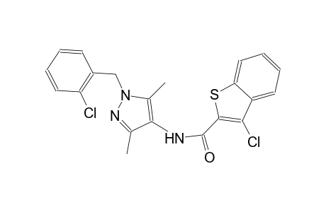 3-chloro-N-[1-(2-chlorobenzyl)-3,5-dimethyl-1H-pyrazol-4-yl]-1-benzothiophene-2-carboxamide