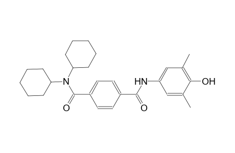 N~1~,N~1~-dicyclohexyl-N~4~-(4-hydroxy-3,5-dimethylphenyl)terephthalamide
