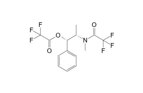 [(1S,2S)-2-[methyl-(2,2,2-trifluoroacetyl)amino]-1-phenyl-propyl] 2,2,2-trifluoroacetate