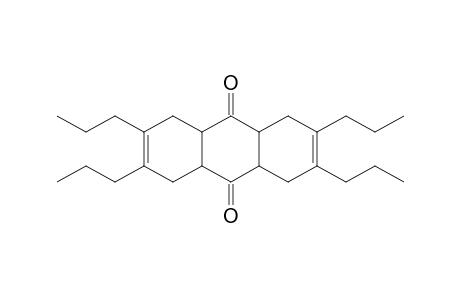 2,3,6,7-tetrapropyl-1,4,4a,5,8,8a,9a,10a-octahydroanthracene-9,10-dione