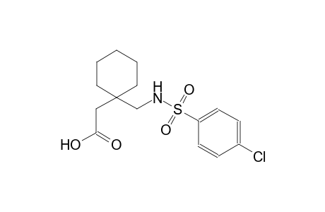 cyclohexaneacetic acid, 1-[[[(4-chlorophenyl)sulfonyl]amino]methyl]-