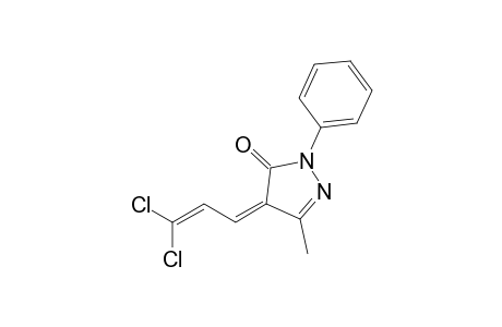 (Z)-4-(3,3-Dichloroprop-2-enylidene)-5-methyl-2-phenyl-2,4-dihydropyrazol-3-one