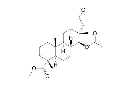 methyl (1R,4aR,4bS,7R,8S,8aR,10aR)-8-acetyloxy-7-(2-hydroxyethyl)-1,4a,7-trimethyl-3,4,4b,5,6,8,8a,9,10,10a-decahydro-2H-phenanthrene-1-carboxylate