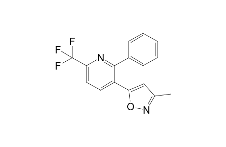 3-(3-Methyl-5-isoxazolyl)-2-phenyl-6-trifluoromethylpyridine