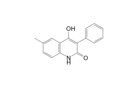 4-hydroxy-6-methyl-3-phenylcarbostyril