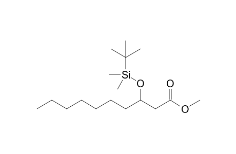 Methyl 3-(t-Butyldimethylsiloxy)decanoate