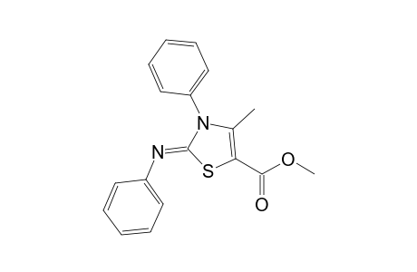 2-Phenylimino-3-phenyl-4-methyl-5-(methoxycarbonyl)-2,3-dihydrothiazole