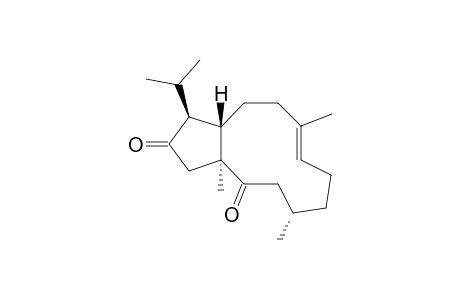 (1S,3aS,6S,9E,12aS)-1-isopropyl-3a,6,10-trimethyl-3,5,6,7,8,11,12,12a-octahydro-1H-cyclopentacycloundecene-2,4-quinone
