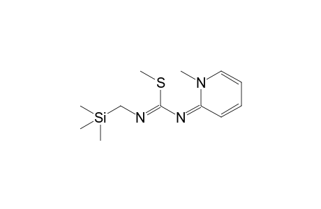 1-Methyl 2-[methylthio(trimethylsilylmethylimino)methylimino]-1,2-dihydropyridine