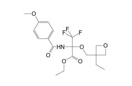 alanine, 2-[(3-ethyl-3-oxetanyl)methoxy]-3,3,3-trifluoro-N-(4-methoxybenzoyl)-, ethyl ester