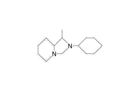 cis-(H-1,H-8A)-Cyclohexyl-1-methyl-perhydro-imidazolo(3,4-A)pyridine