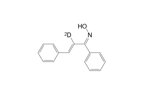 2-Deutero-2-propen-1-one, 1,3-diphenyl, oxime