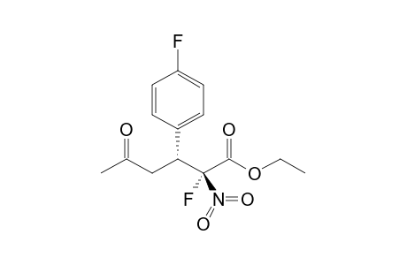 (2R,3R)-Ethyl 2-fluoro-2-nitro-3-(4-fluorophenyl)-5-oxohexanoate