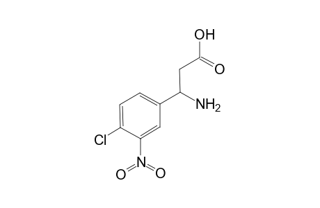 3-Amino-3-(4-chloro-3-nitro-phenyl)propanoic acid