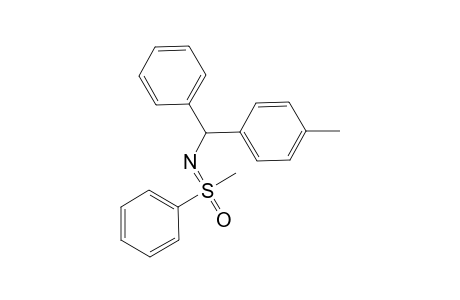N-[(4-Methylphenyl)(phenyl)methyl]-S,S-methylphenylsulfoximine
