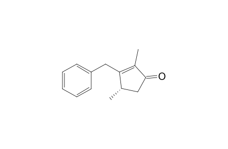 (4S)-3-Benzyl-2,4-dimethyl-2-cyclopentenone