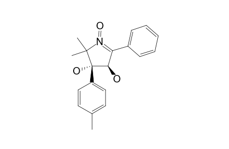 5,5-DIMETHYL-2-PHENYL-4-(PARA-TOLYL)-1-PYRROLINE-3,4-DIOL-1-OXIDE