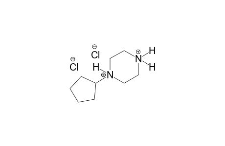piperazinediium, 1-cyclopentyl-, dichloride