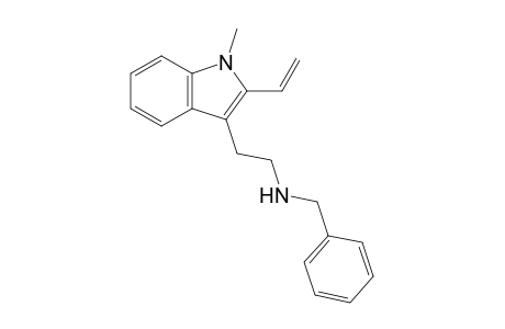 Benzyl-[2-(1-methyl-2-vinyl-1H-indol-3-yl)ethyl]amine