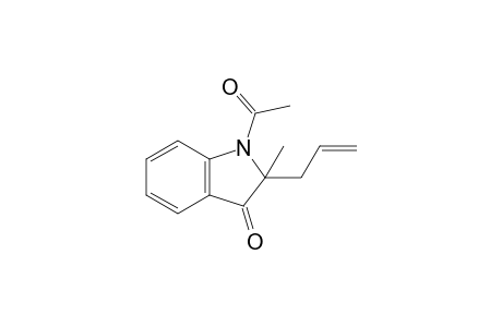 1-Acetyl-2-allyl-2-methyl-indolin-3-one