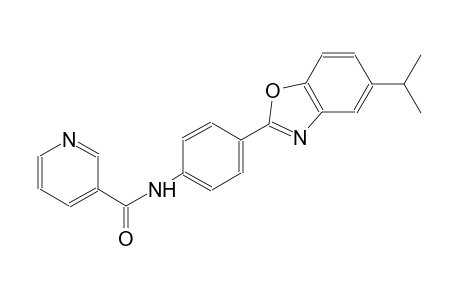 3-pyridinecarboxamide, N-[4-[5-(1-methylethyl)-2-benzoxazolyl]phenyl]-