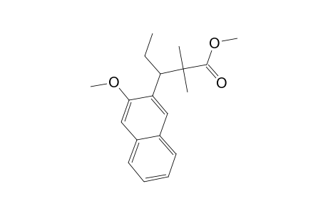 2-Naphthalenepropanoic acid, .beta.-ethyl-3-methoxy-.alpha.,.alpha.-dimethyl-, methyl ester