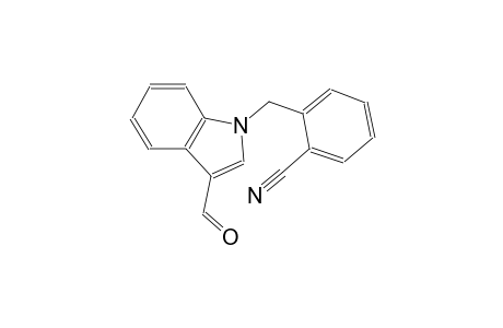 2-[(3-formyl-1H-indol-1-yl)methyl]benzonitrile