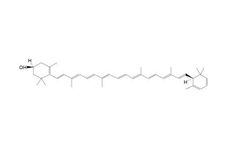 DEOXYLUTEIN III, (3R,6'R)-3-HYDROXY-2',3'-DIDEHYDRO-BETA,EPSILON-CAROTENE