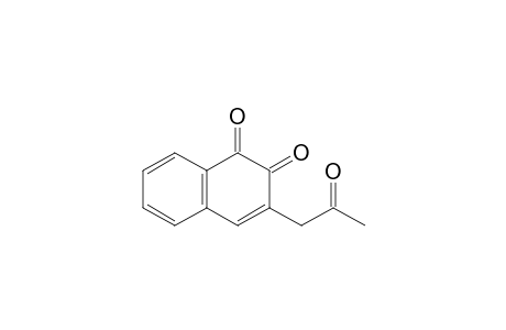 3-(2-Oxopropyl)-1,2-naphthoquinone