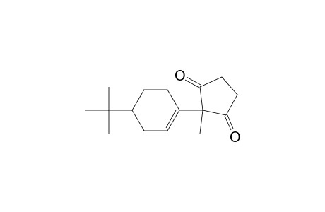 2-(4-tert-Butyl-1-cyclohexenyl)-2-methyl-1,3-cyclopentanedione