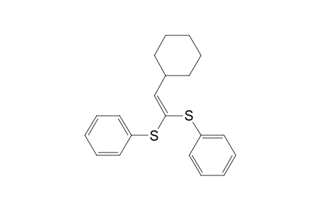 2-Cyclohexyl-1,1-bis(phenylthio)ethene