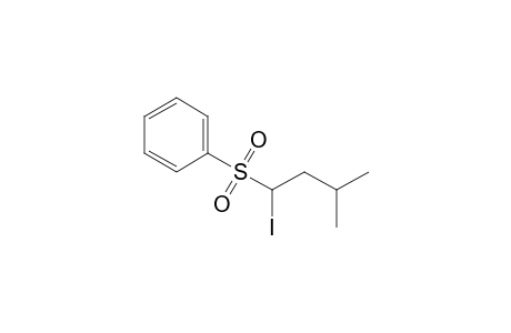 1-Iodo-3-methylbutyl phenyl sulfone