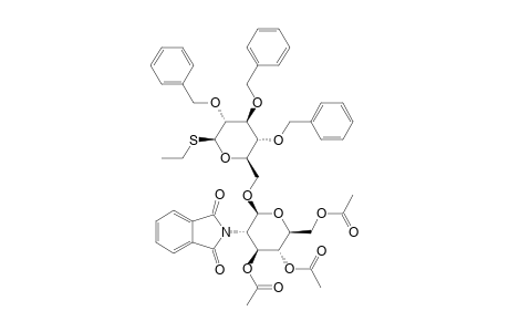 ETHYL-2,3,4-TRI-O-BENZYL-6-O-(3,4,6-TRI-O-ACETYL-2-DEOXY-2-PHTHALIMIDO-BETA-D-GLUCOPYRANOSYL)-1-THIO-BETA-D-GLUCOPYRANOSIDE