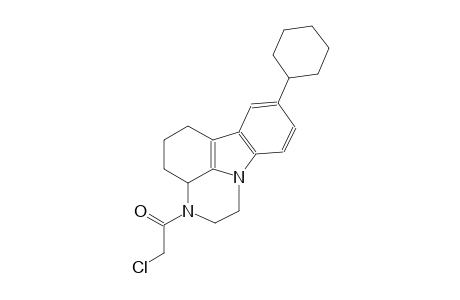 3-(chloroacetyl)-8-cyclohexyl-2,3,3a,4,5,6-hexahydro-1H-pyrazino[3,2,1-jk]carbazole