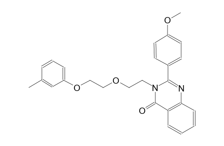 2-(4-methoxyphenyl)-3-{2-[2-(3-methylphenoxy)ethoxy]ethyl}-4(3H)-quinazolinone